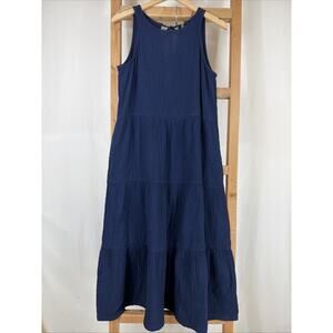 NWT Shannon Passero Navy Tie Back Tiered Maxi Tank Dress #1205 Size XS